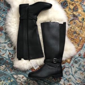 NWT BLACK MOTO - RIDING STYLE BOOTS